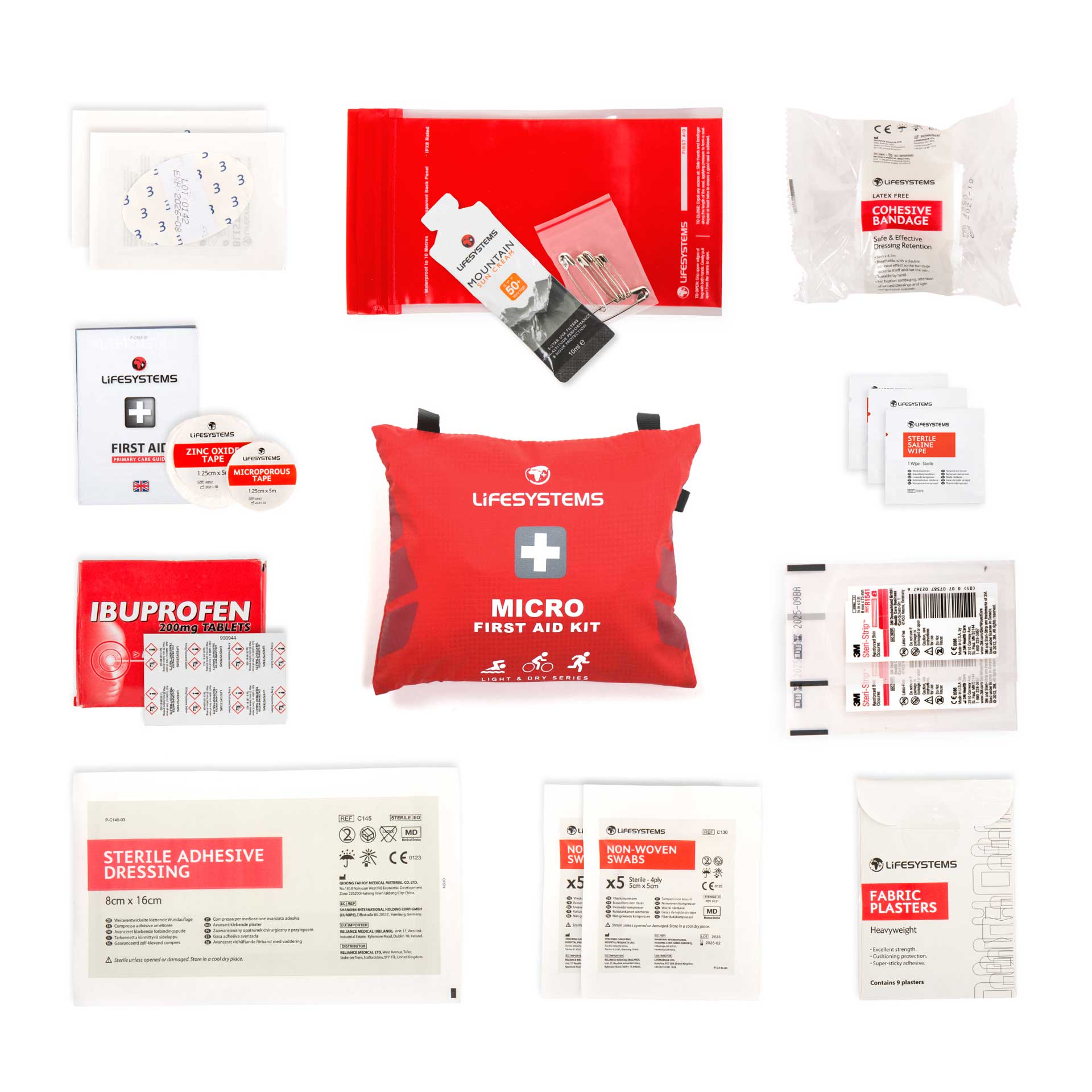 Light & Dry Micro First Aid Kit (UK Kit)