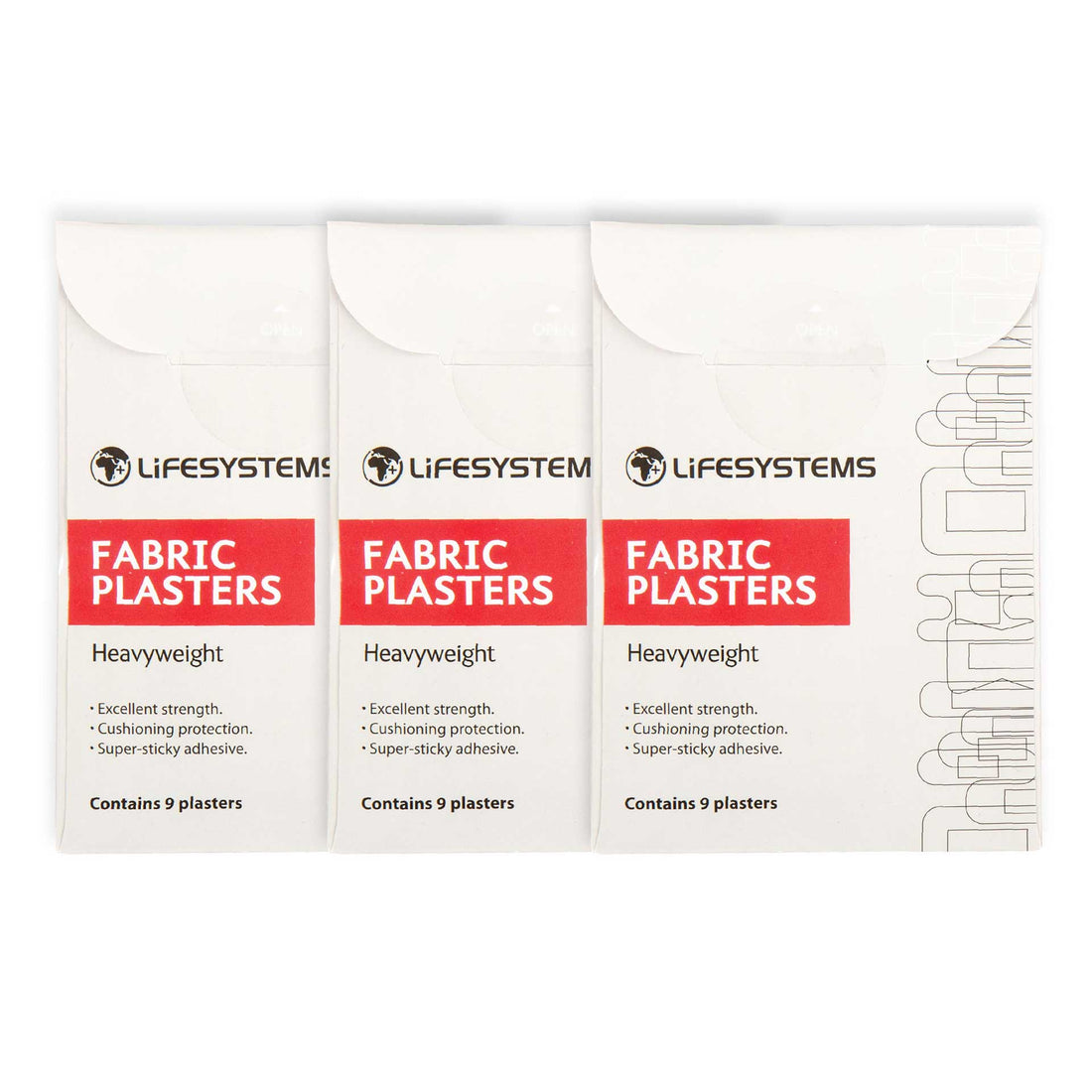 Assorted Plaster Pack | First Aid Kit Refills | Lifesystems