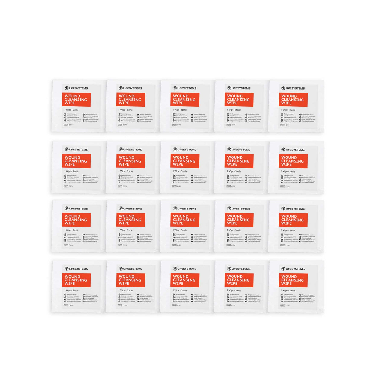 Sterile Saline Wipes | First Aid Kit Refills | Lifesystems