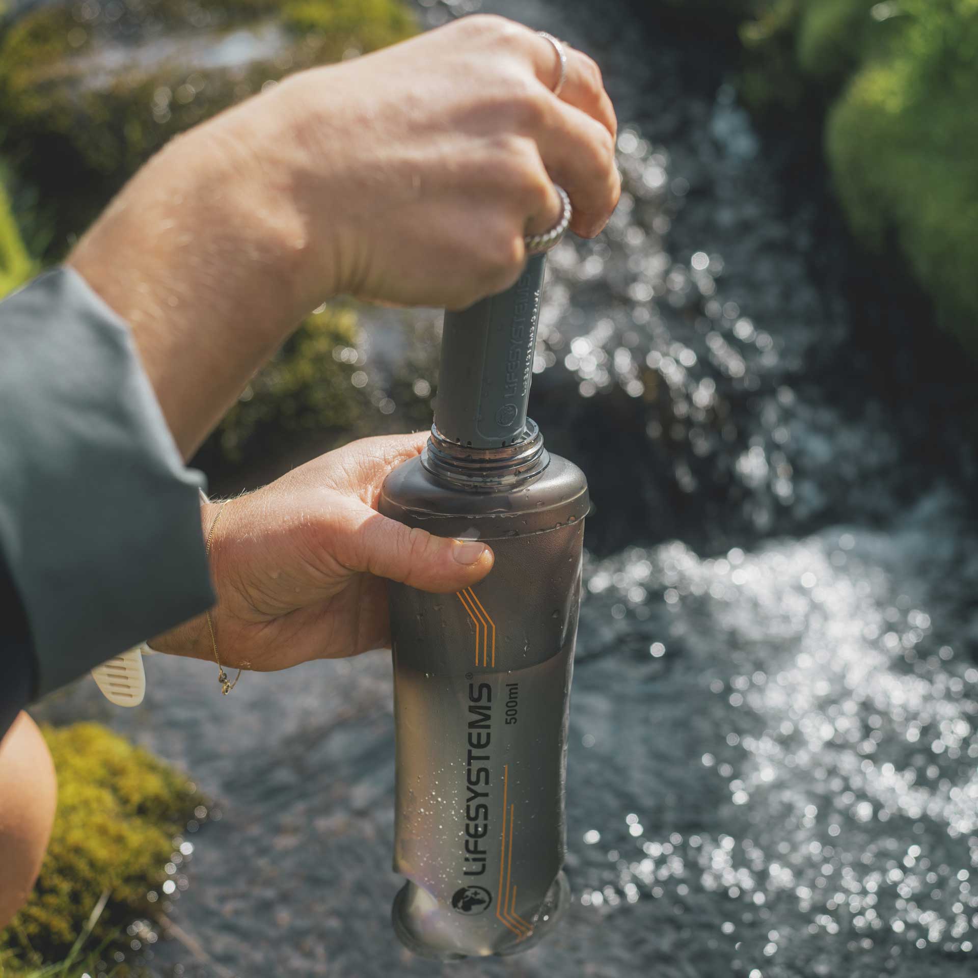 Water Filter Purifier Soft Flask - variant[500ml]