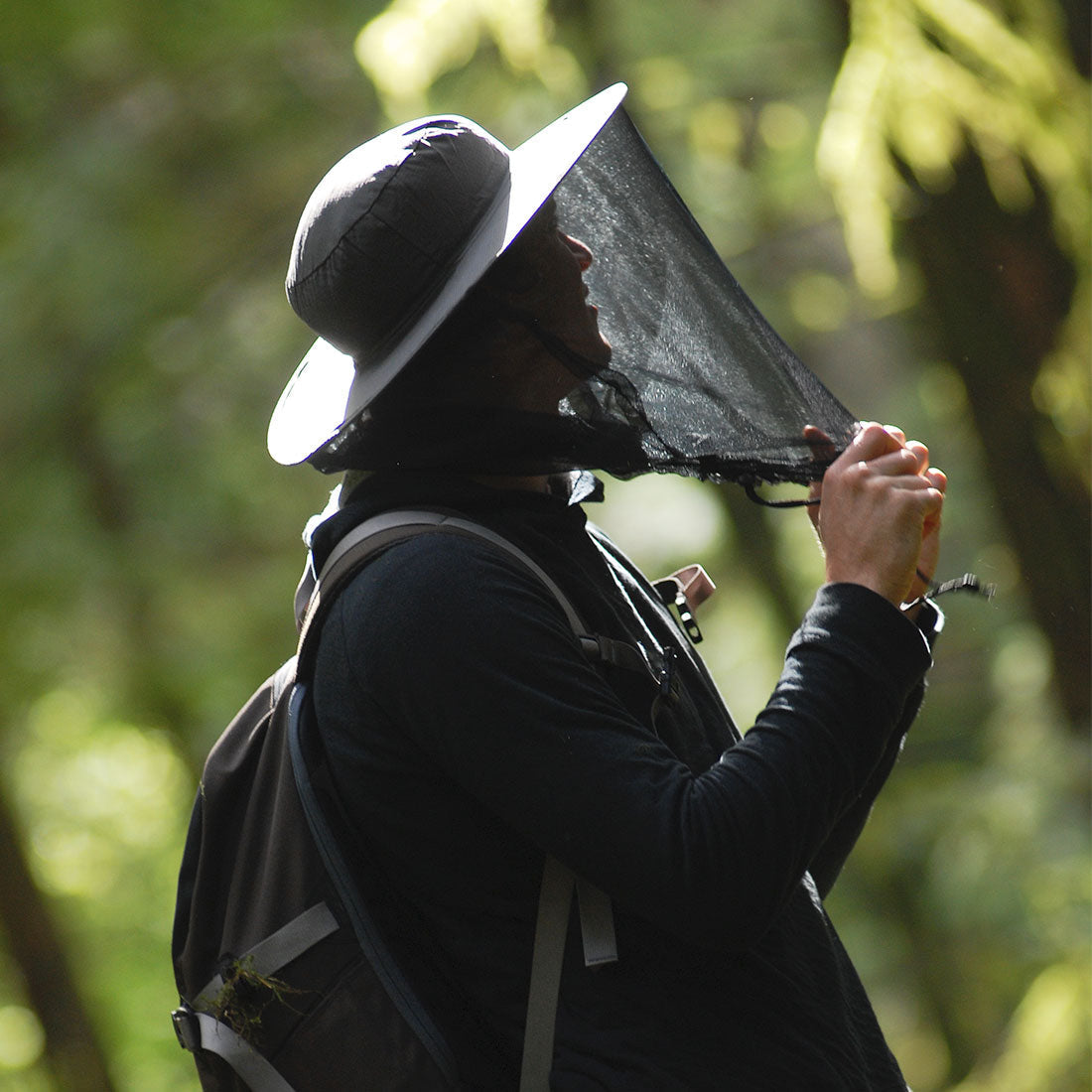 Mosquito net for sales hat