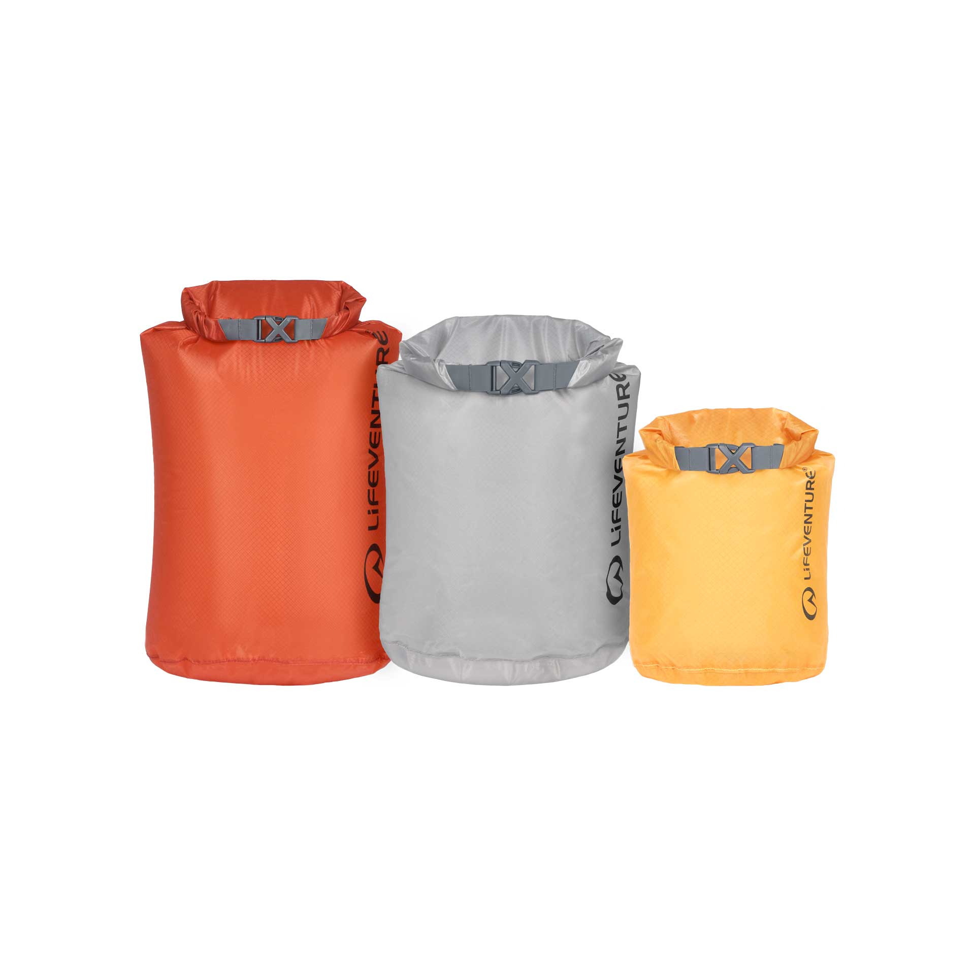 Ultralight Dry Bag - variant[Rust/Grey/Yellow,1L 2L 5L Multipack]