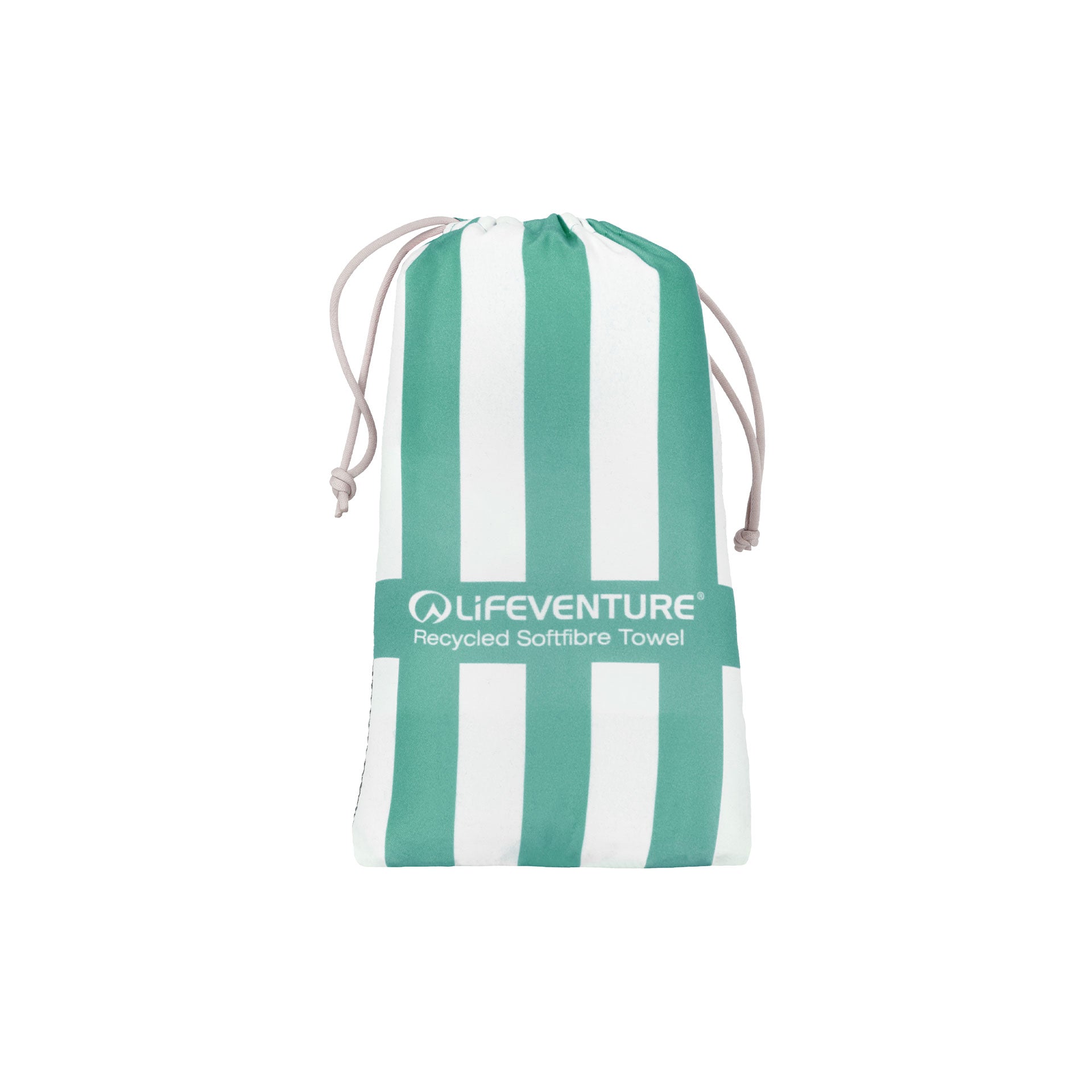 SoftFibre Recycled Towels - variant[Aqua Stripe]