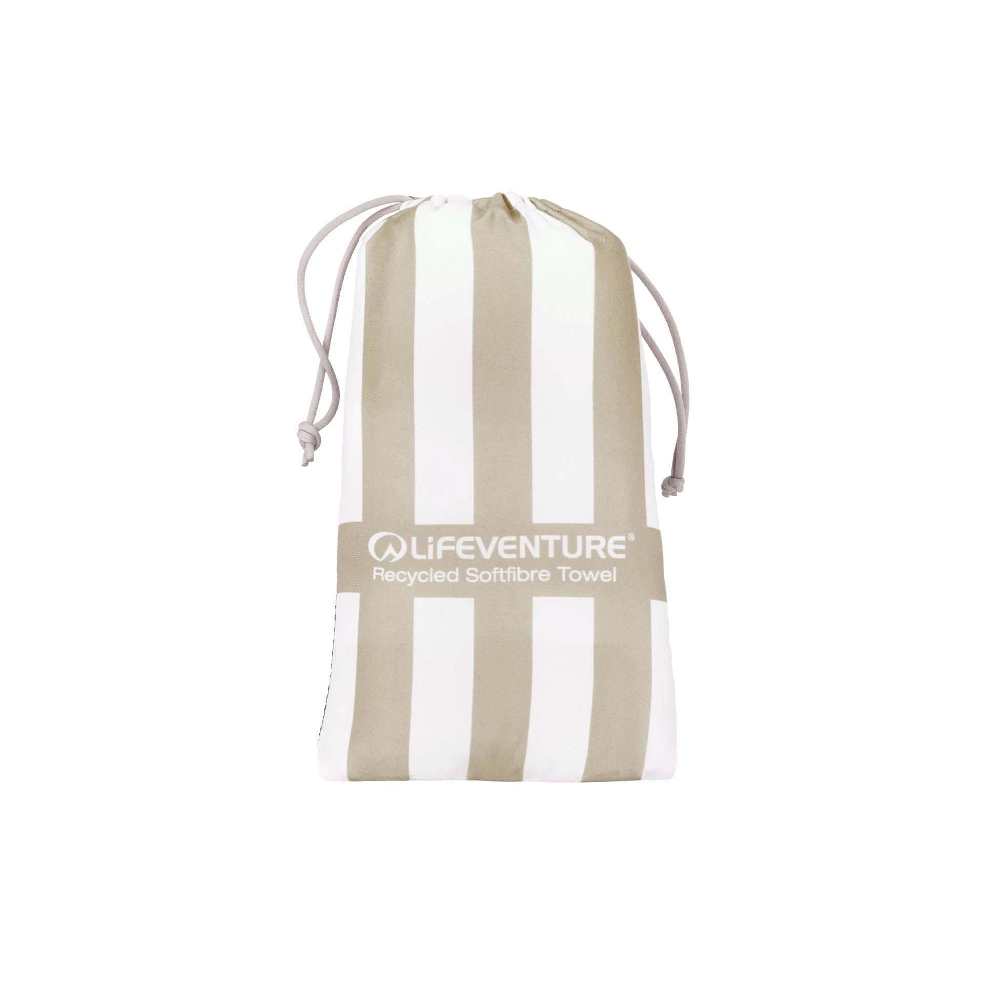 SoftFibre Recycled Towels - variant[Beige Stripe]
