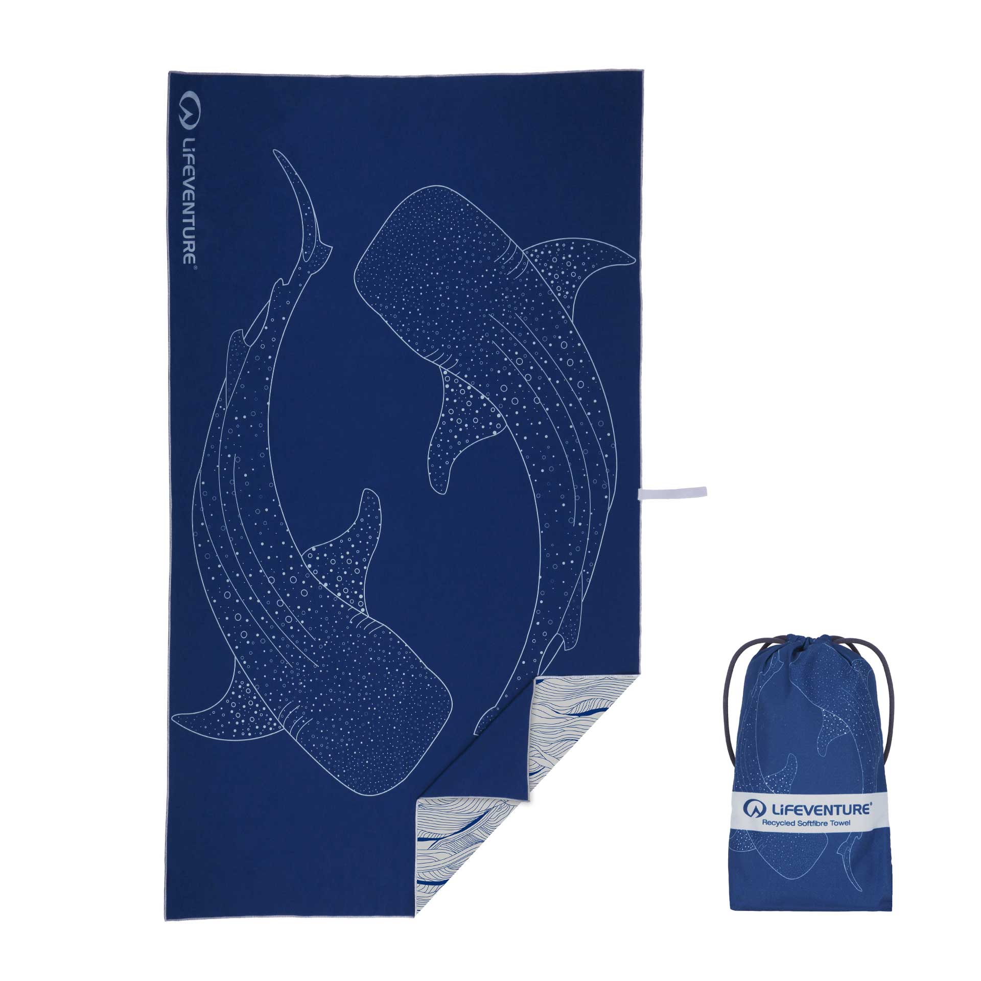SoftFibre Recycled Towels - variant[Whale Shark]