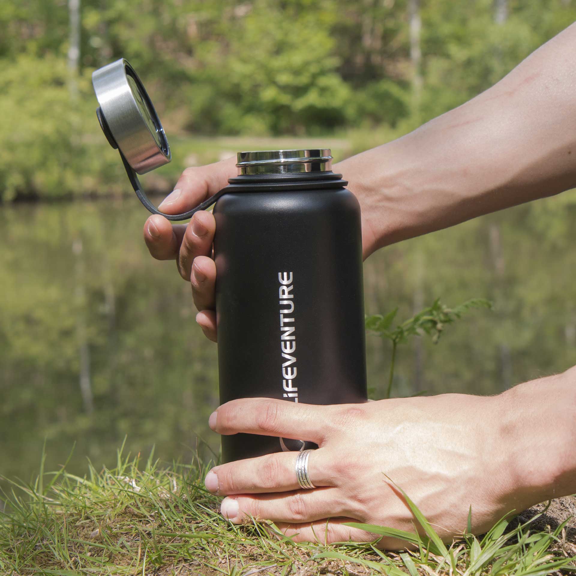 Stainless Steel Flask 1000ml | Lifesystems