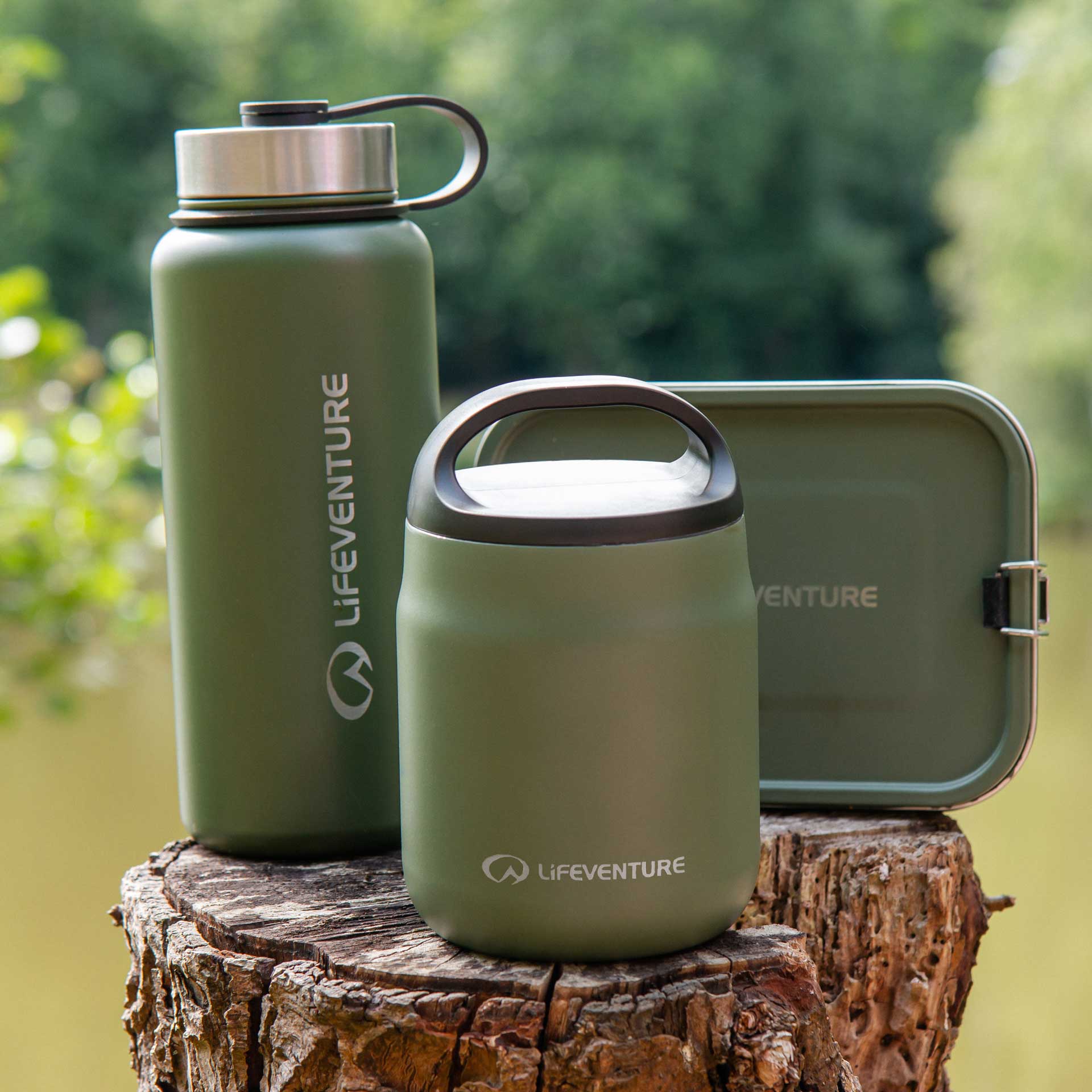 Stainless Steel Lunch Box - variant[Khaki]