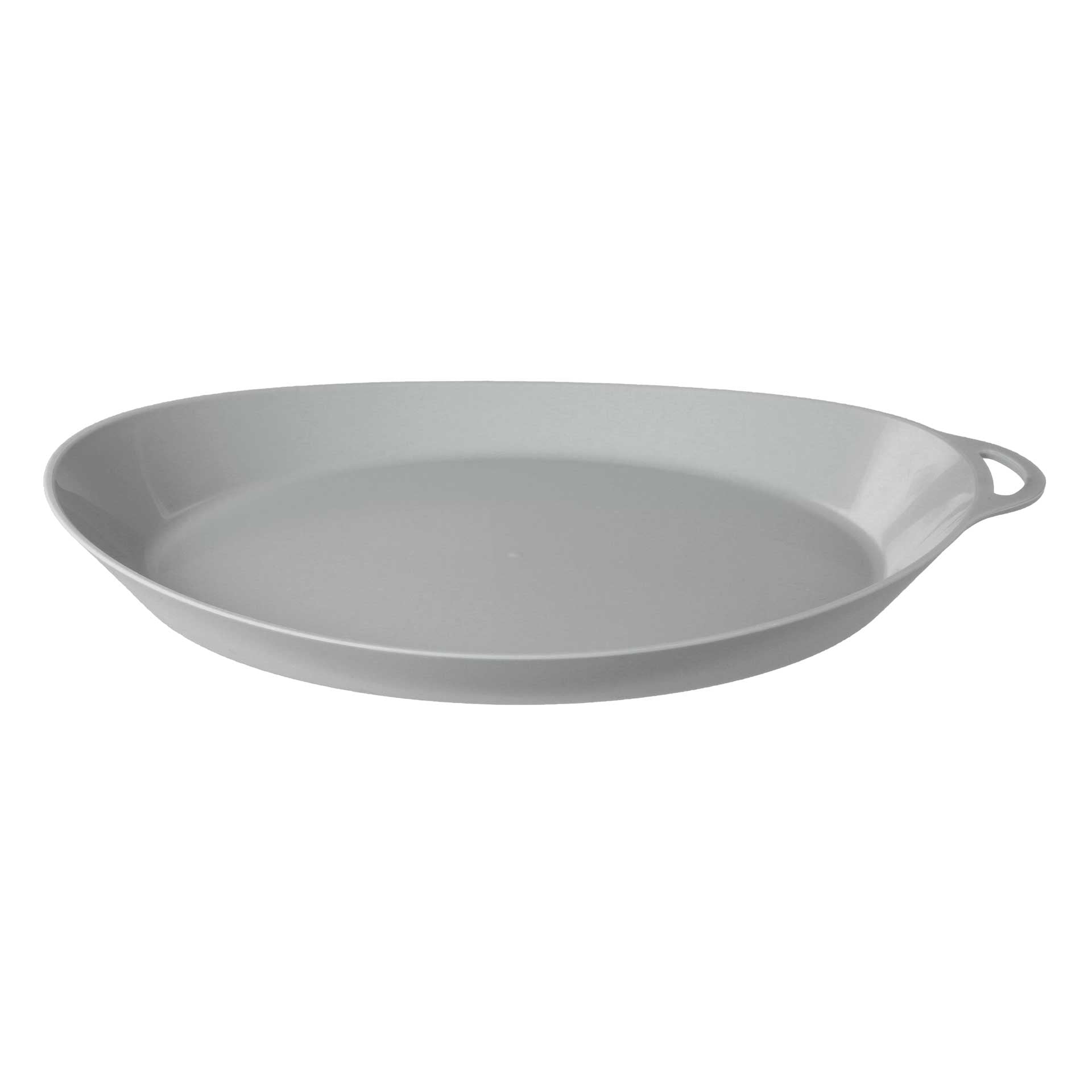 Ellipse Plastic Camping Plates - variant[Light Grey]