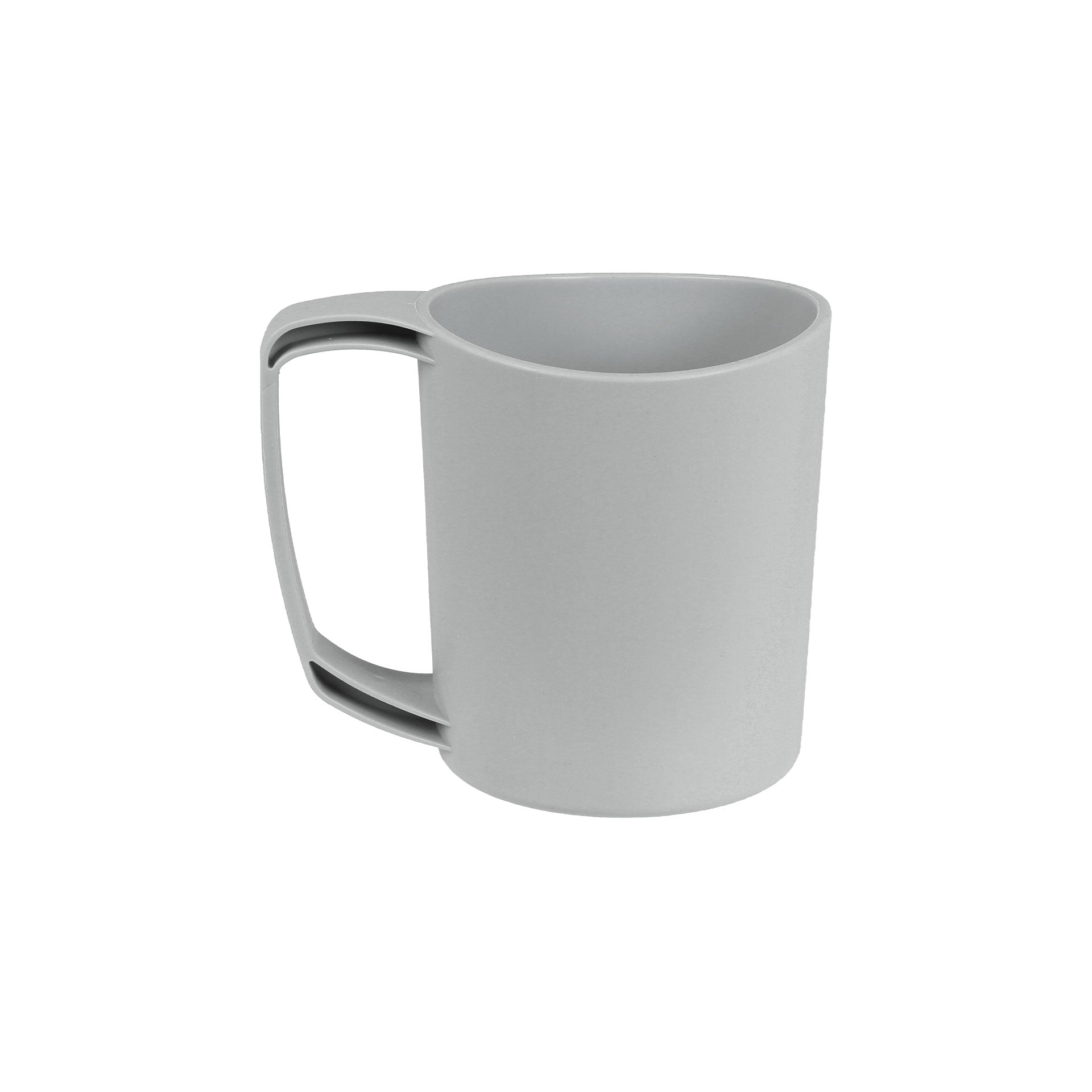 Ellipse Plastic Camping Mugs - variant[Light Grey,300ml]